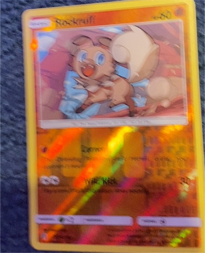 2017 Pokémon Sun & Moon Guardians Rising #73 Rockruff — front