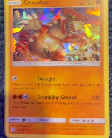 2019 Pokémon Sun & Moon Cosmic Eclipse #113 Groudon — front