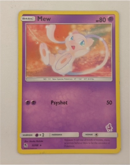 2019 Pokémon Hidden Fates #32 Mew — front