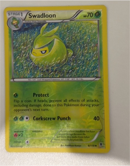 2014 Pokémon XY Phantom Forces #6 Swadloon — front