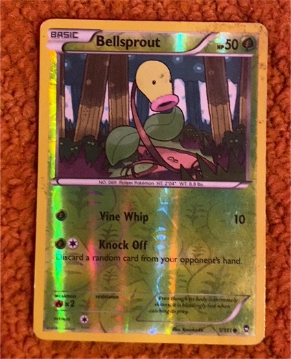 2014 Pokémon XY Furious Fists #1 Bellsprout — front