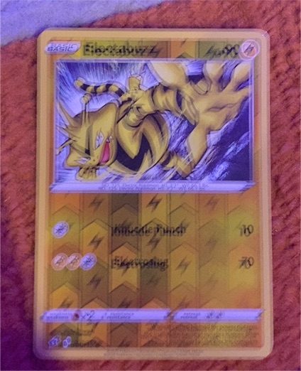 2020 Pokémon #58 Electabuzz — front