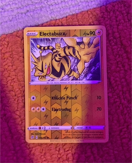 2020 Pokémon Rebel Clash #058 Electabuzz — front