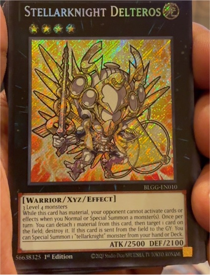 2020 Yu-Gi-Oh! BLGG-EN010 Stellarknight Delteros — front