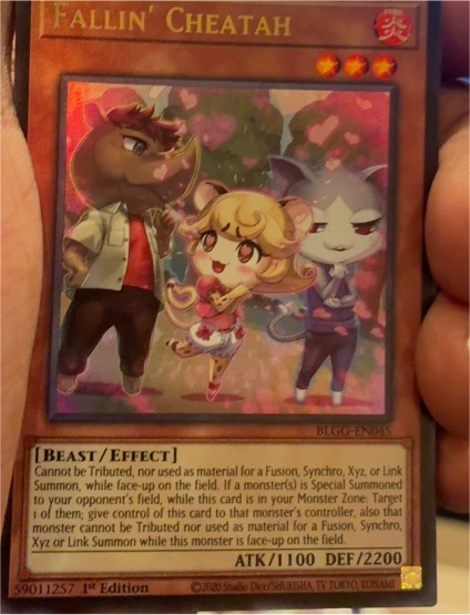 2020 Yu-Gi-Oh! BLGG-EN045 Fallin' Cheatah — front