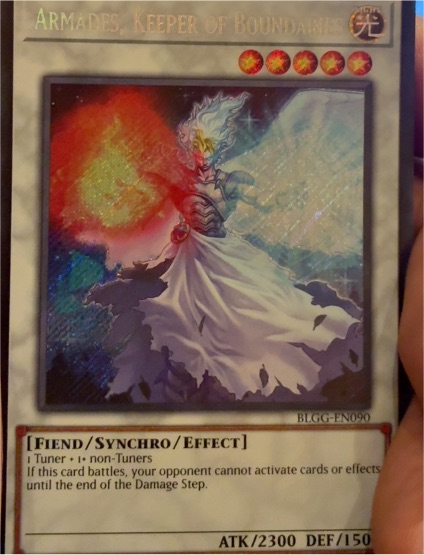 2020 Yu-Gi-Oh! BLGG-EN090 Armades, Keeper of Boundaries — front