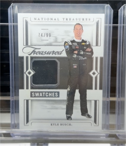 2024 Panini National Treasures #74/99 Kyle Busch Treasured Swatches — front