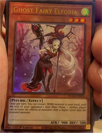 2020 Yu-Gi-Oh! BLGG-EN058 Ghost Fairy Elfobia — front