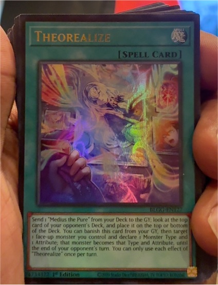 2019 Yu-Gi-Oh! BLGG-EN127 Theorealize — front
