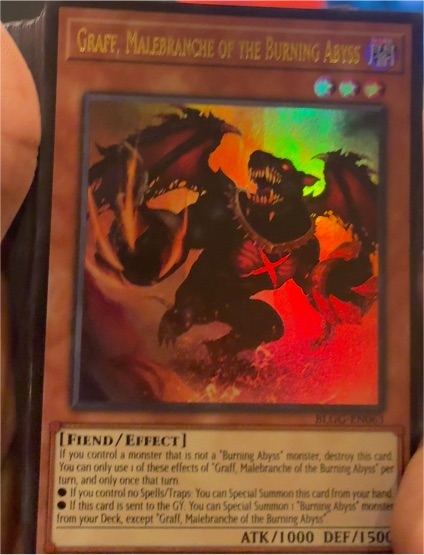Yu-Gi-Oh! BLGG-EN063 Graff, Malebranche of the Burning Abyss — front