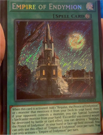 2020 Yu-Gi-Oh! BLGG-EN043 Empire of Endymion — front
