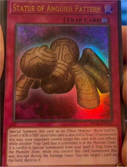 2022 Yu-Gi-Oh! BLGG-EN132 Statue of Anguish Pattern — front