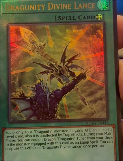 2021 Yu-Gi-Oh! BLGG-EN113 Dragunity Divine Lance — front