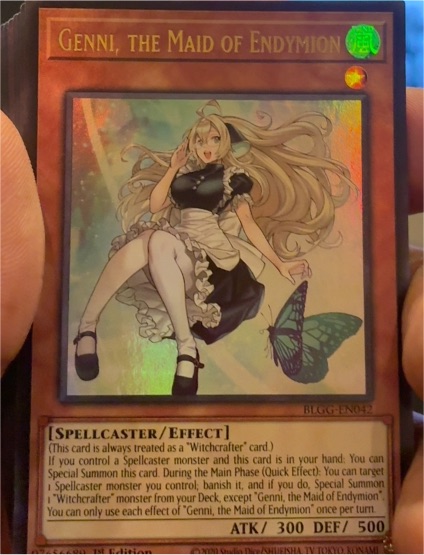 2026 Yu-Gi-Oh! BLGG-EN042 Genni, the Maid of Endymion — front