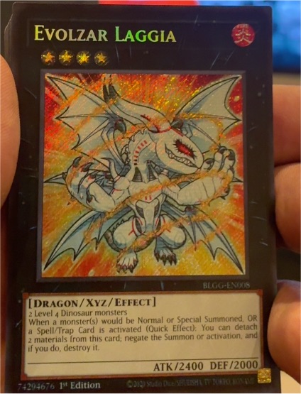 2013 Yu-Gi-Oh! BLGG-EN008 Evolzar Laggia — front