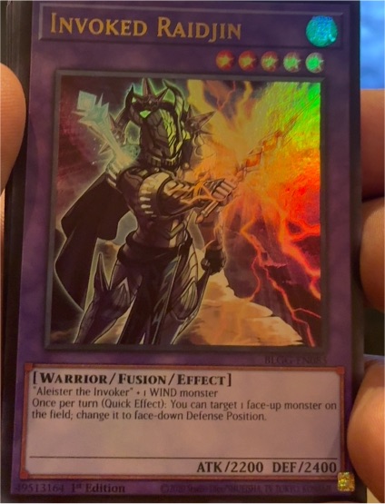 2023 Yu-Gi-Oh! Battles of Legend: Glorious Gallery #BLGG-EN085 Invoked Raidjin — front