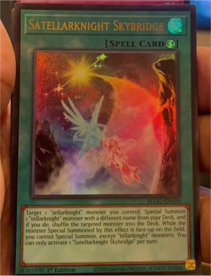 2020 Yu-Gi-Oh! BLGG-EN110 Satellarknight Skybridge — front