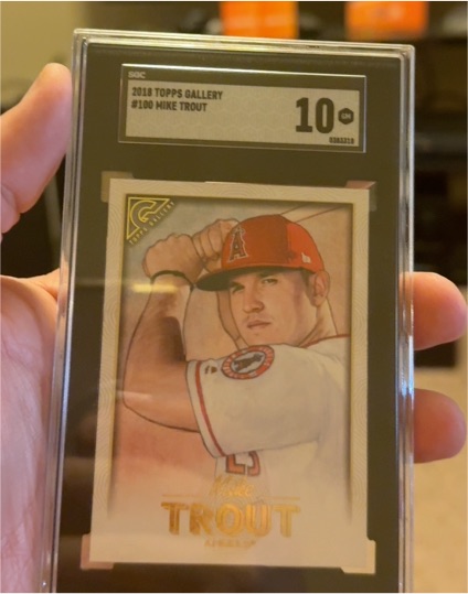 2018 Topps Gallery #100 Mike Trout — front
