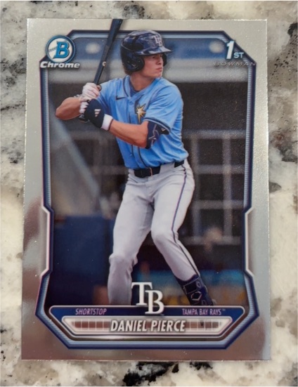 2026 Bowman Chrome #BCP-77 Daniel Pierce — front