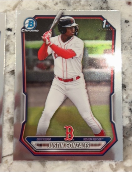 2026 Bowman Chrome Prospects #BCP-141 Justin Gonzales — front