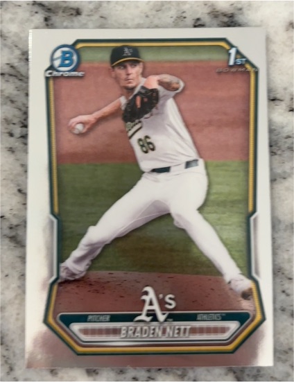 2026 Bowman Chrome #BP-137 Braden Nett — front