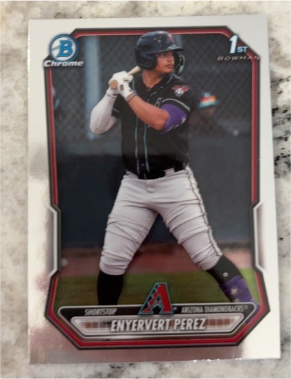 2026 Bowman Chrome #BCP-71 Enyervert Perez — front