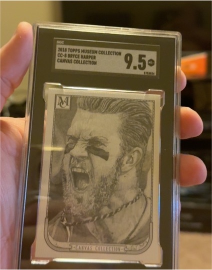 2019 Topps Museum Collection CC-8 Bryce Harper Canvas Collection — front