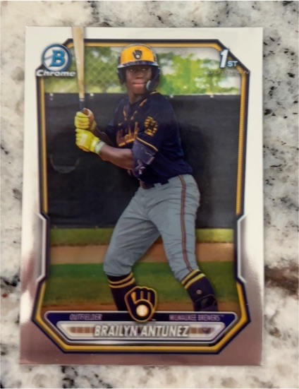 2026 Bowman Chrome #BCP-41 Brailyn Antunez — front
