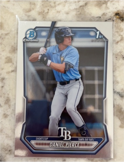 2026 Bowman Chrome #BP-77 Daniel Pierce — front