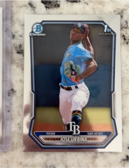 2026 Bowman Chrome #BCP-81 Jose Urbina — front
