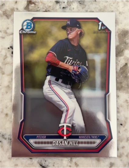 2026 Bowman Chrome #BCP-88 Dasan Hill — front