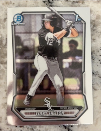 2026 Bowman Chrome #BCP-144 Colby Shelton — front