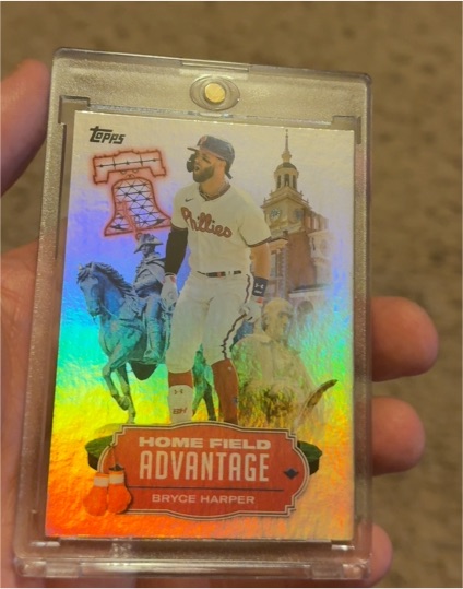 2023 Topps Series 1 Home Field Advantage #HA-7 Bryce Harper — front