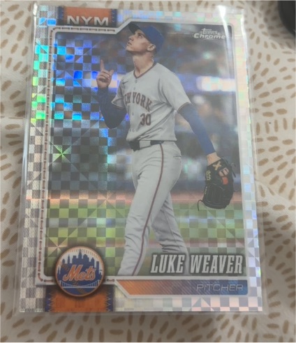 2026 Topps Chrome #103 Luke Weaver — front