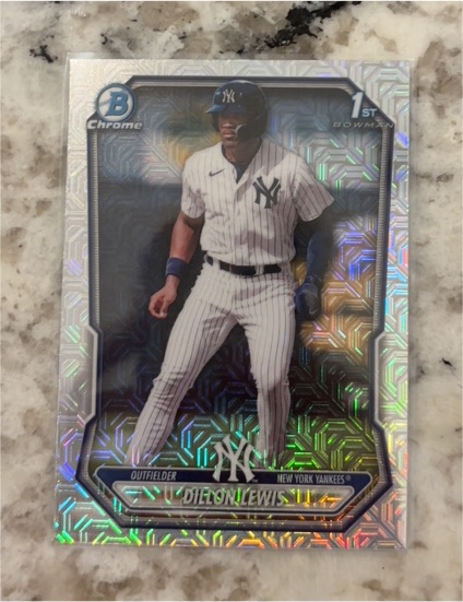 2026 Bowman Chrome #BCP-148 Dillon Lewis — front