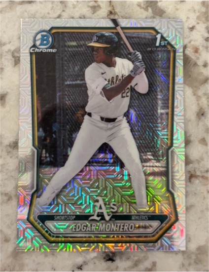 2026 Bowman Chrome #BCP-139 Edgar Montero — front