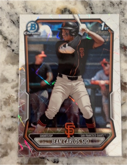2026 Bowman Chrome #BCP-87 Jean Carlos Sio — front