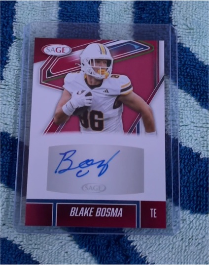 2026 Sage High Series Autographs #A-BB Blake Bosma — front