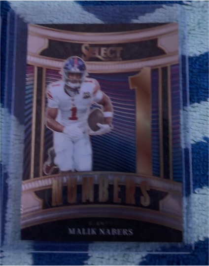 2025 Panini Select #25 Malik Nabers Select Numbers — front