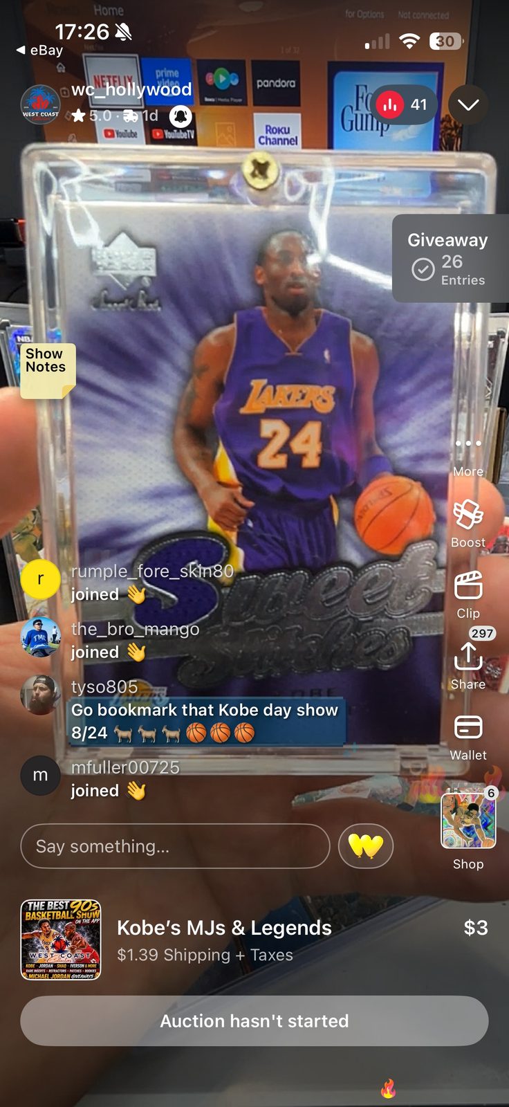 1999-00 Flair Showcase #50 Kobe Bryant — front