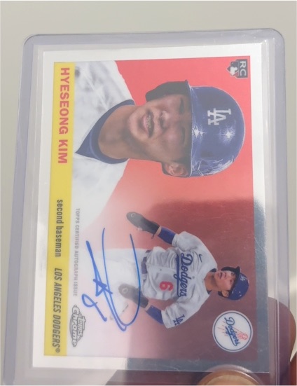 2025 Topps Chrome Platinum #360 HyeSeong Kim — front