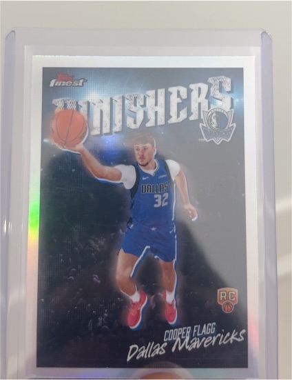 2025-26 Topps Finest Finishers #FI-8 Cooper Flagg — front