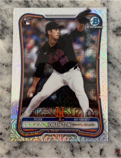 2026 Bowman Chrome #65 Jonah Tong — front