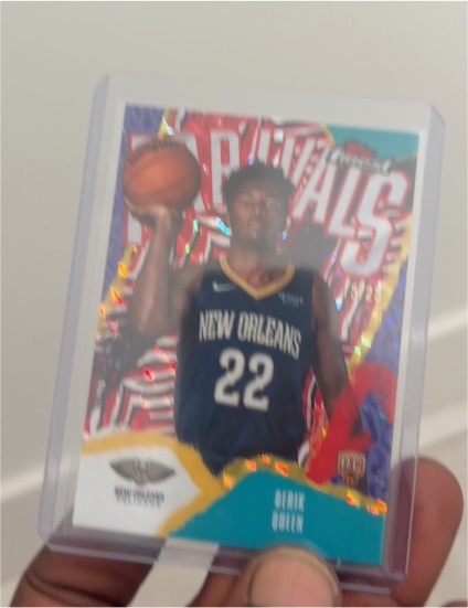 2025-26 Topps Finest Arrivals Rookie #A-13 Derik Queen — front