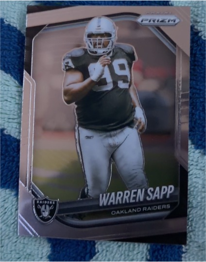 2025 Panini Prizm #212 Warren Sapp — front