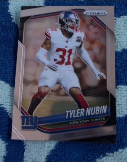 2025 Panini Prizm #250 Tyler Nubin — front