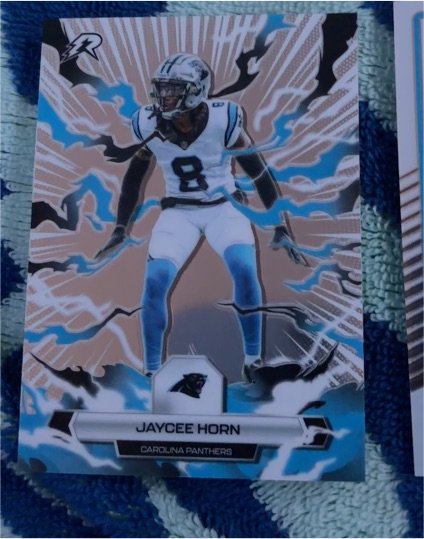 2026 Topps Resurgence Orange And Blue Spark #15 Jaycee Horn — front
