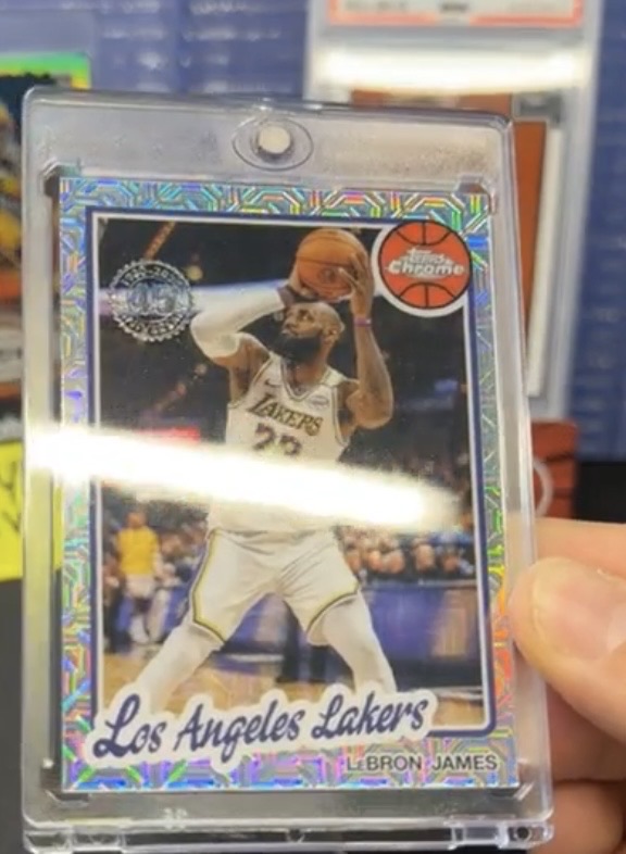 2025-26 Topps Chrome #TC-LJ LeBron James — front