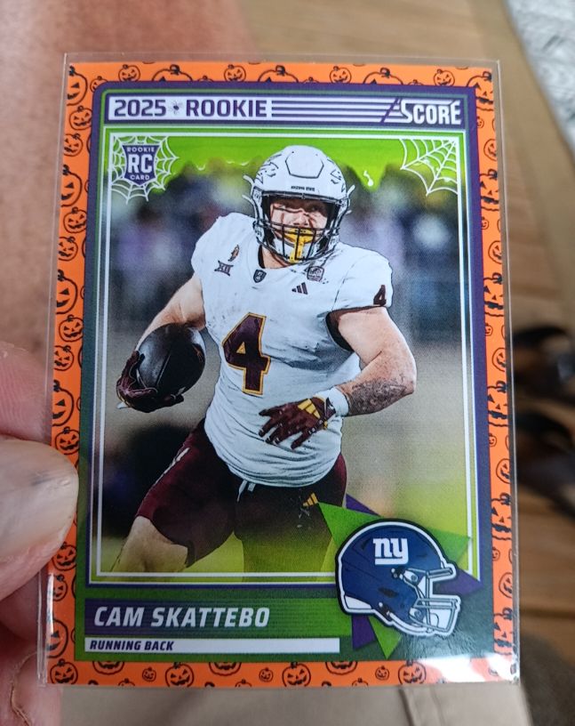 2025 Panini Score #1 Cam Skattebo — front