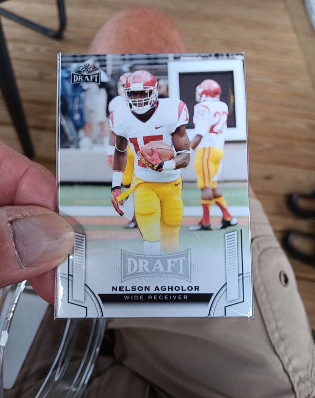 2015 Leaf Draft #43 Nelson Agholor — front